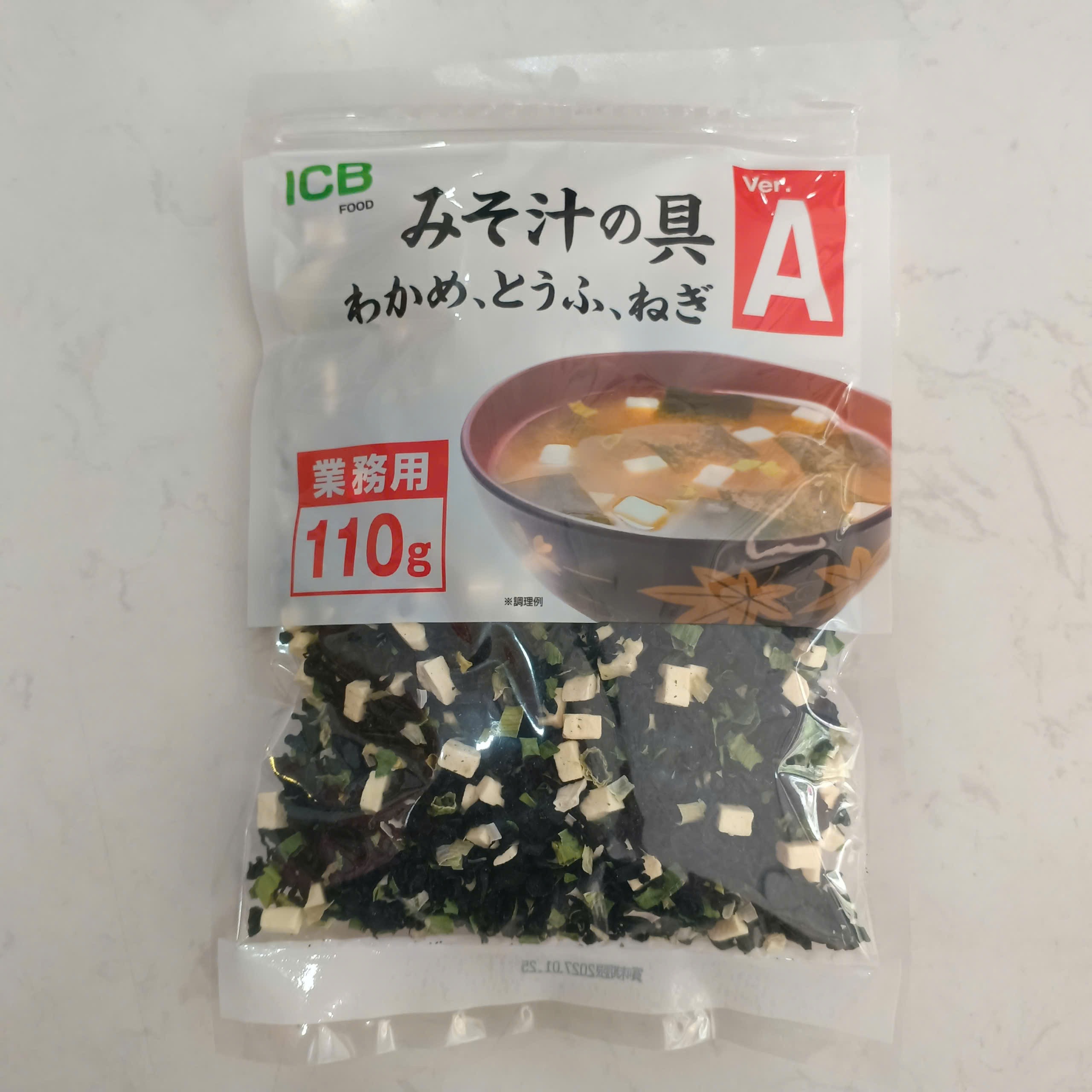 Canh rong biển đậu hủ ICB, 110g/gói, 30 gói/ thùng