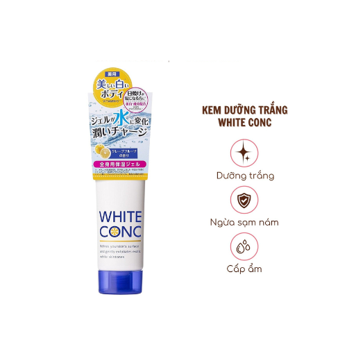 Kem dưỡng thể White Conc Watery Cream dưỡng trắng da dành cho ban đêm tuýp 90g