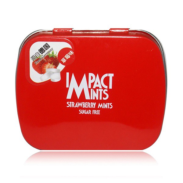 Kẹo ngậm không đường Impact Mints  Hương Dâu