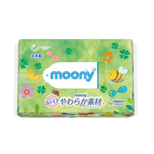 Khăn giấy ướt Moony 76 tờ (mẫu mới)