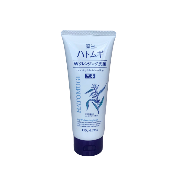 Kumano Sữa rửa mặt tẩy trang và làm sáng da Reihaku Hatomugi 130g