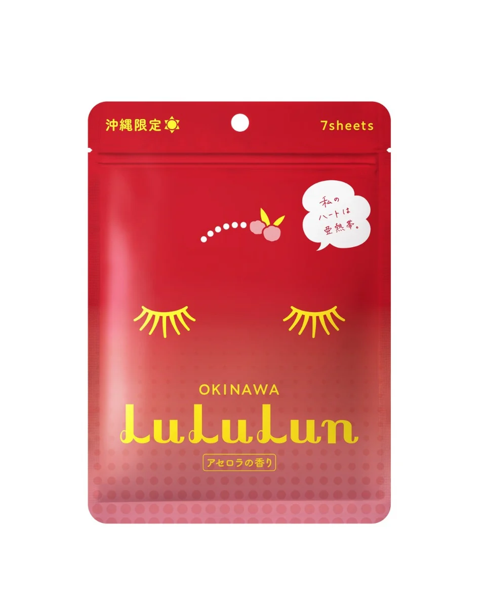 Mặt nạ dưỡng ẩm mịn màng Lululun hương dâu tây Toguchi (7 miếng)