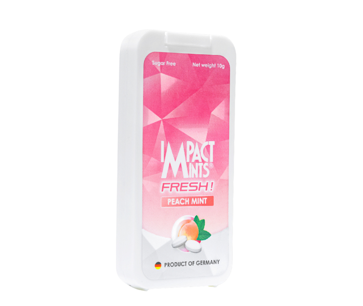 Kẹo ngậm bạc hà không đường Impact Mints Fresh! - Vị đào