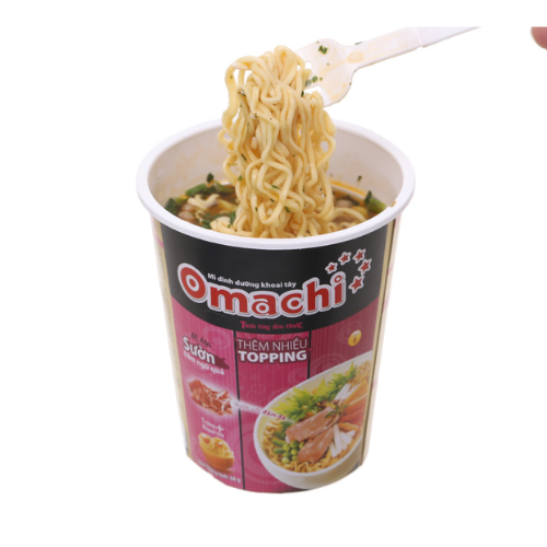 Mì dinh dưỡng khoai tây Omachi Sườn hầm ngũ quả 1ly x 70gr