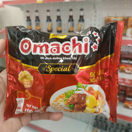 Mì Omachi Special Bò Hầm Xốt Vang 92gr x 1 gói