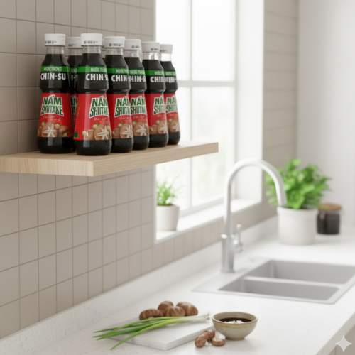 Nước tương Chinsu Nấm Shiitake 330ml 1 chai
