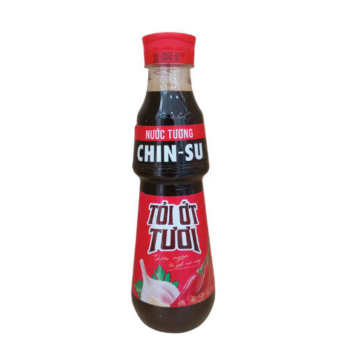 Nước tương Chinsu tỏi ớt 330ml  1 chai