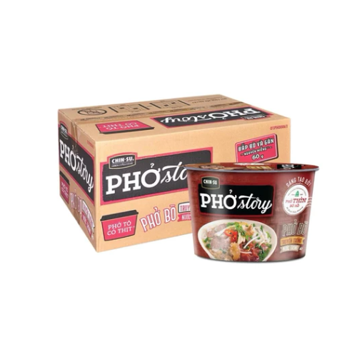 Phở Bò Chinsu Story (có thịt) 1 tô x 134gr
