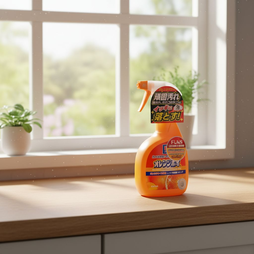 Dung dịch tẩy dầu mỡ Yuwa hương cam Tipo's 400ml