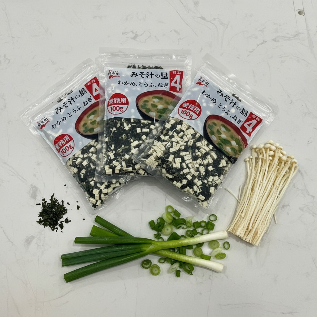 Canh rong biển Wakame đậu phụ khô 100g