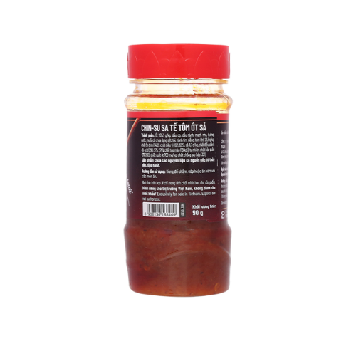 Sa tế Chinsu tôm ớt sả 8 khay x 1 hũ x 90gr