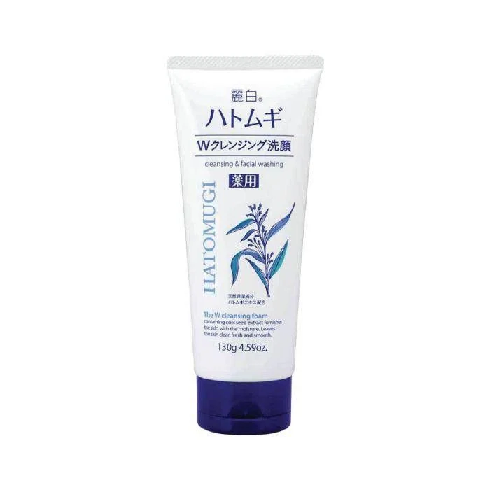 Sữa rửa mặt Kumano Reihaku Hatomugi trắng da 130g