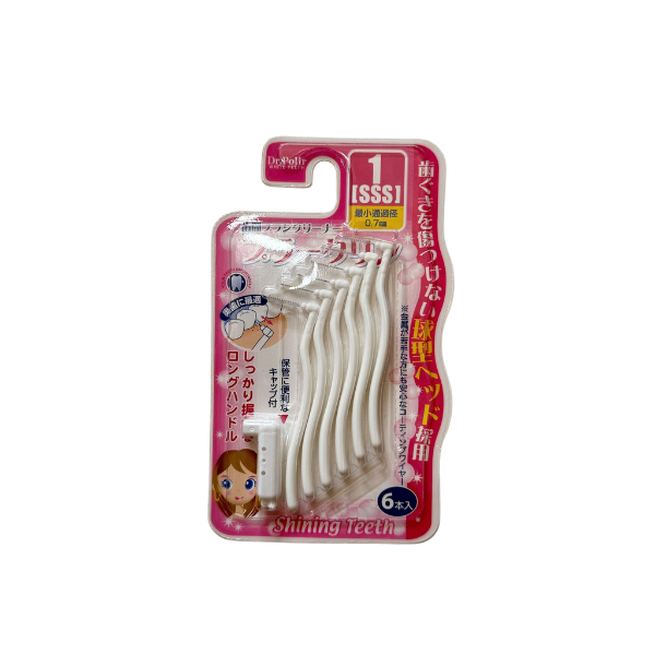 Bàn chải kẽ răng Dr.Polir 0.7mm gói 6 chiếc