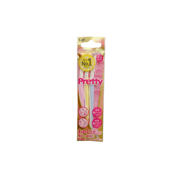 Set 3 dao cạo lông mày Kai Pretty