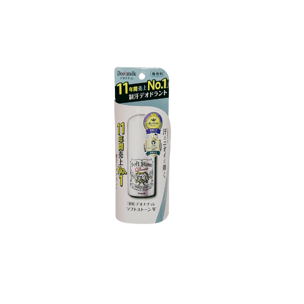 Lăn khử mùi Softstone Double Deonatulle đá khoáng 20g (mẫu mới)