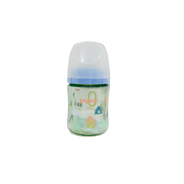 Bình sữa Pigeon cổ rộng 160ml - hình ngôi nhà (núm SS)