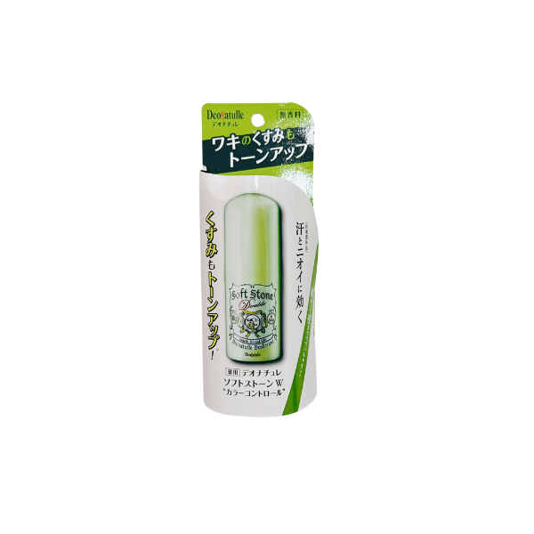 Lăn khử mùi SoftStone Double Deonatulle W Color Control đá khoáng 20g