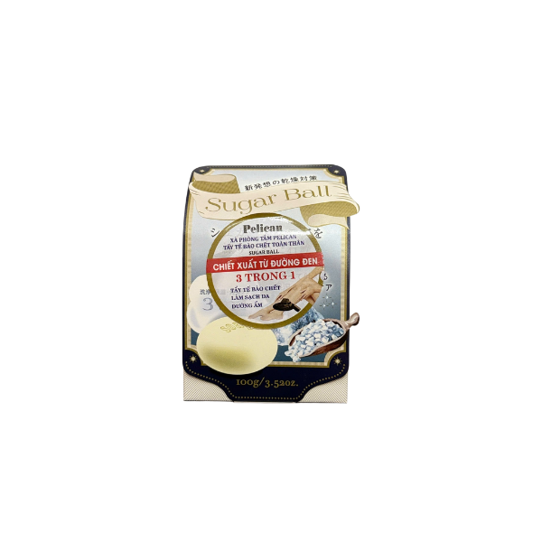 Xà phòng đường Pelican tẩy tế bào chết toàn thân 100g
