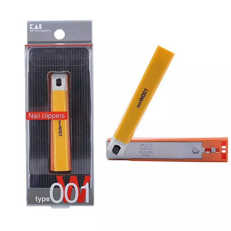 Bấm móng tay thân nhựa Kai - màu cam