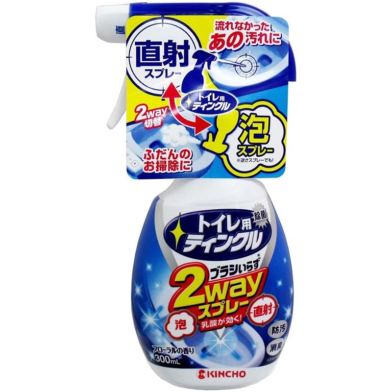 Nước tẩy rửa bồn cầu Kincho 2Way với vòi xịt đa năng 300ml