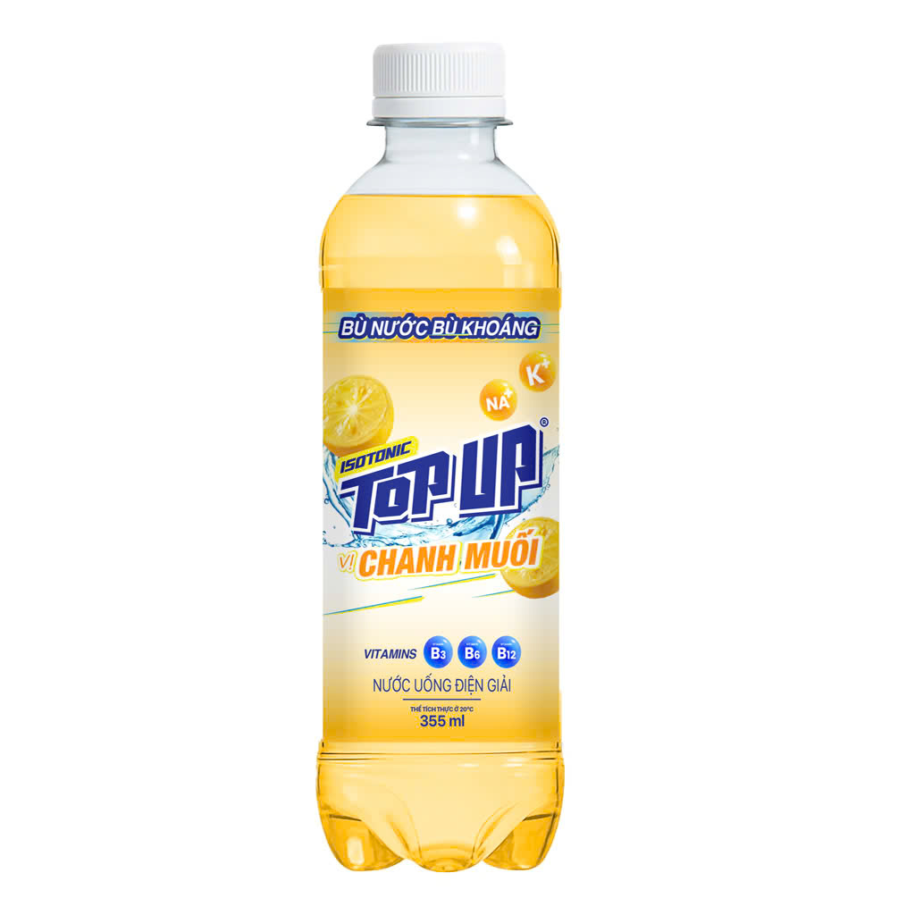 THỰC PHẨM BỔ SUNG- NƯỚC UỐNG ĐIỆN GIẢI TOP UP- VỊ CHANH MUỐI