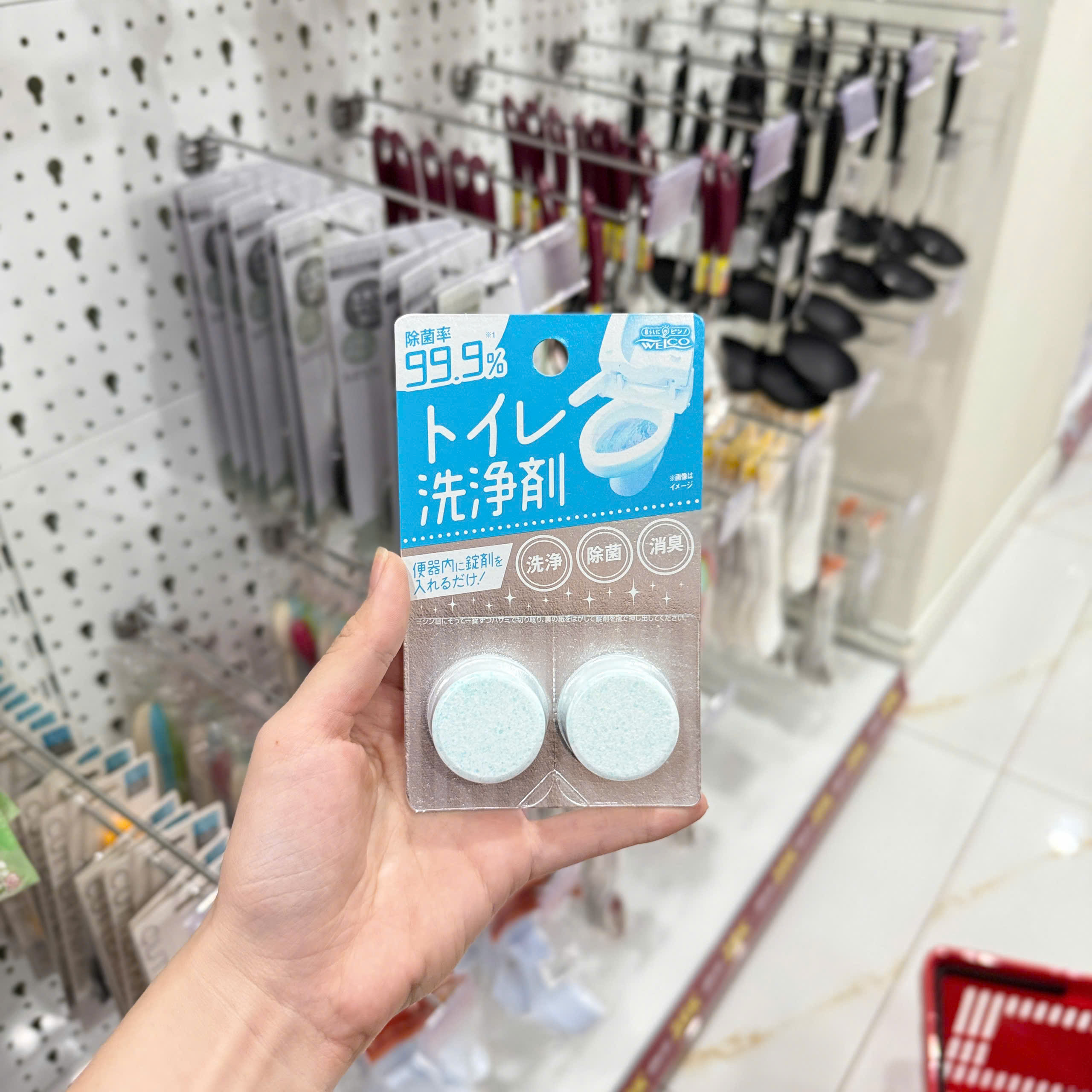 Viên làm sạch toilet Welco (2 viên/vỉ)
