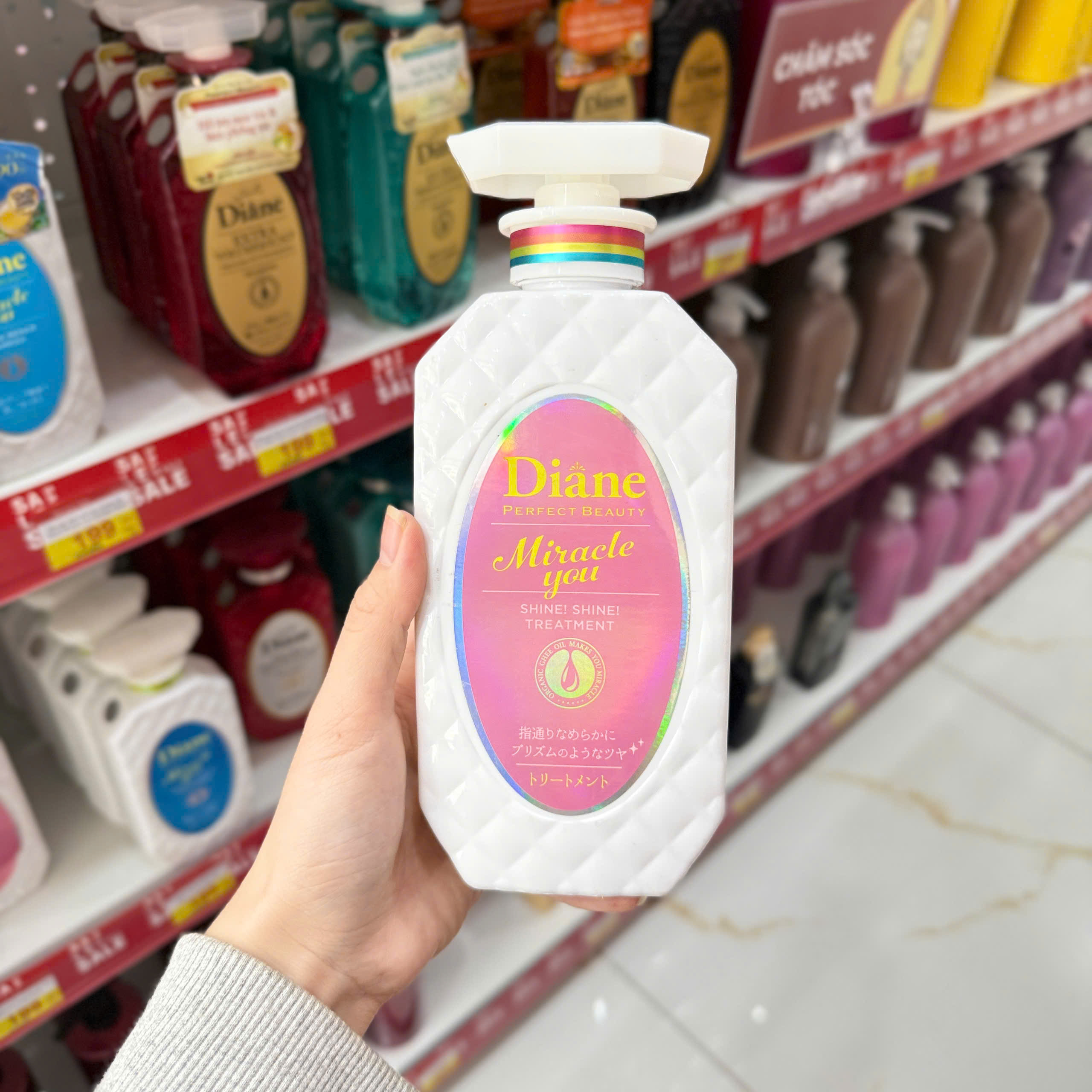 Dầu xả dành cho tóc nhuộm tẩy Diane Miracle You Shine Shine