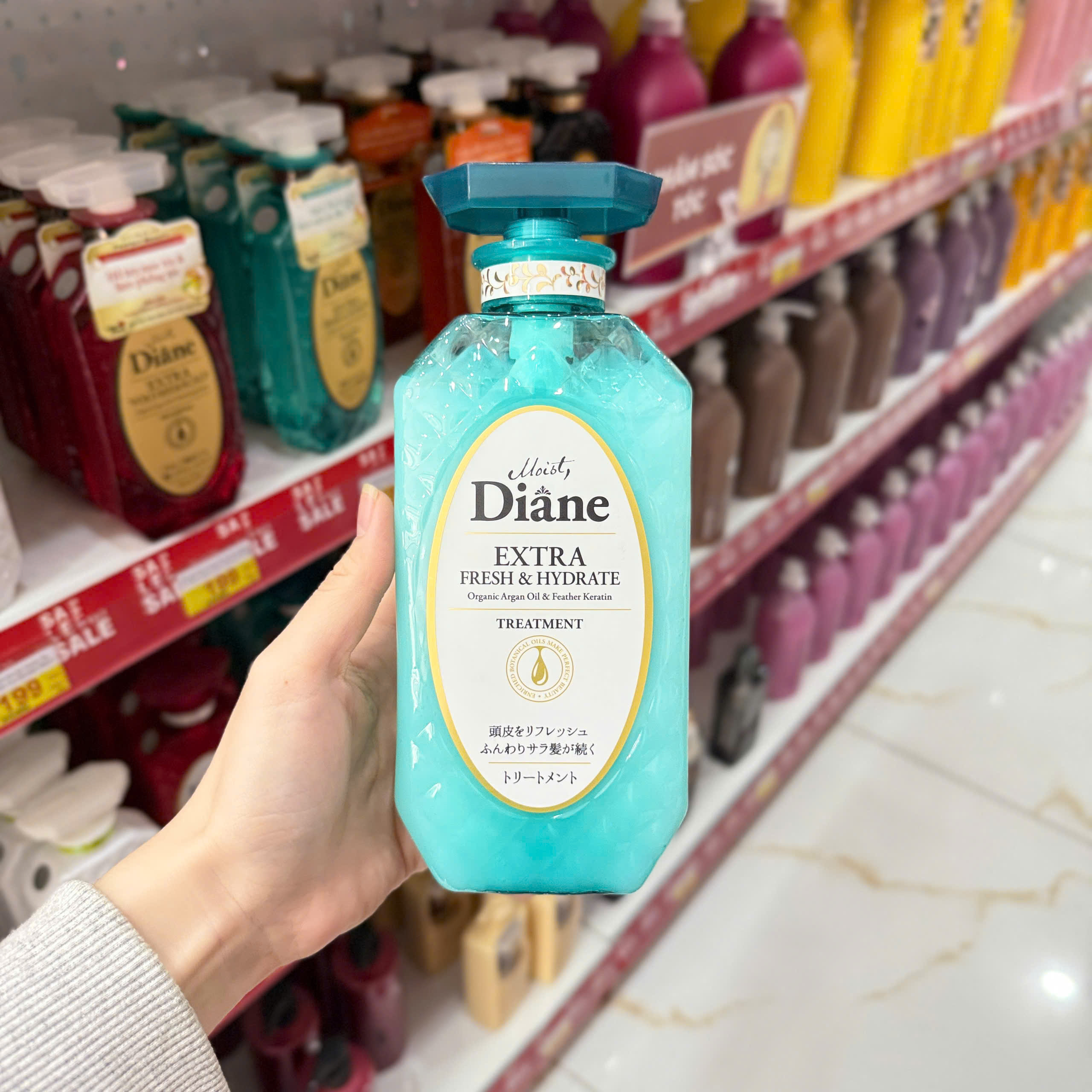 Dầu xả kiểm soát dầu Moist Diane Extra Fresh & Hydrate