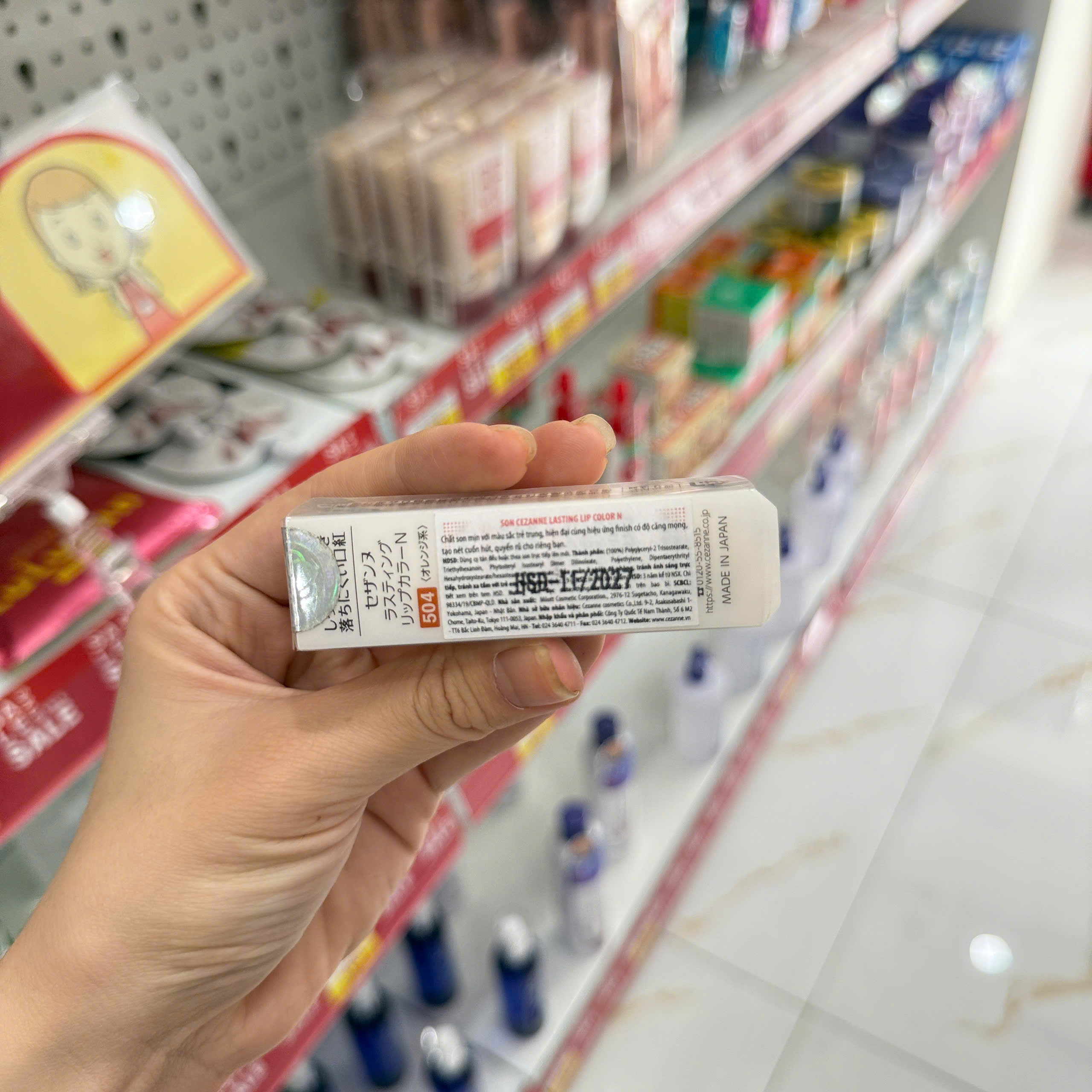 Son môi Cezanne 3.9g (4 loại) (OR504)