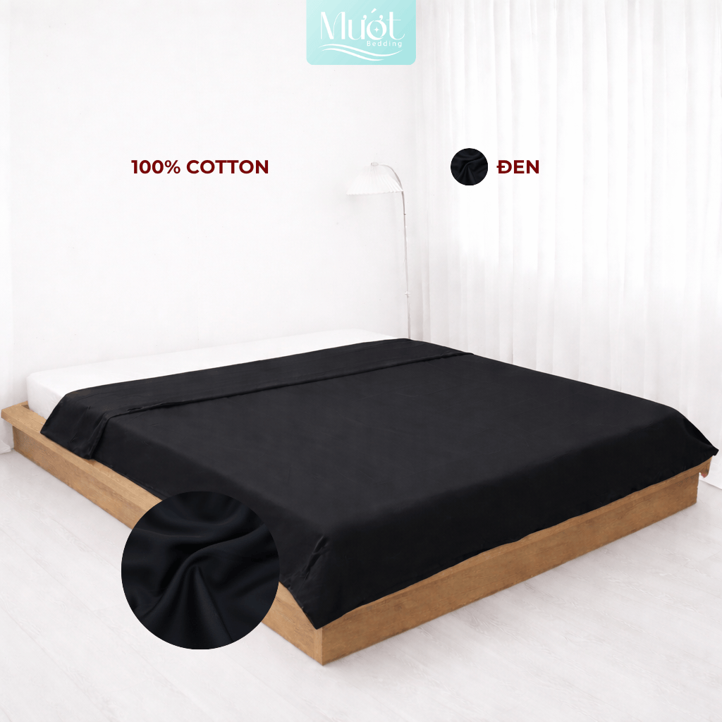 Vỏ chăn Cotton Satin Mướt bedding chất liệu vỏ mền 100% cotton lồng được ruột đầy đủ size, trơn màu