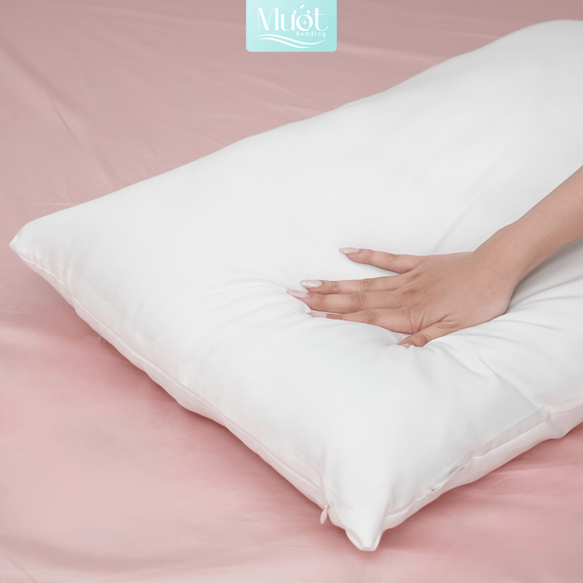 Ruột gối nằm lông vũ - Combo 2 ruột 50x70cm