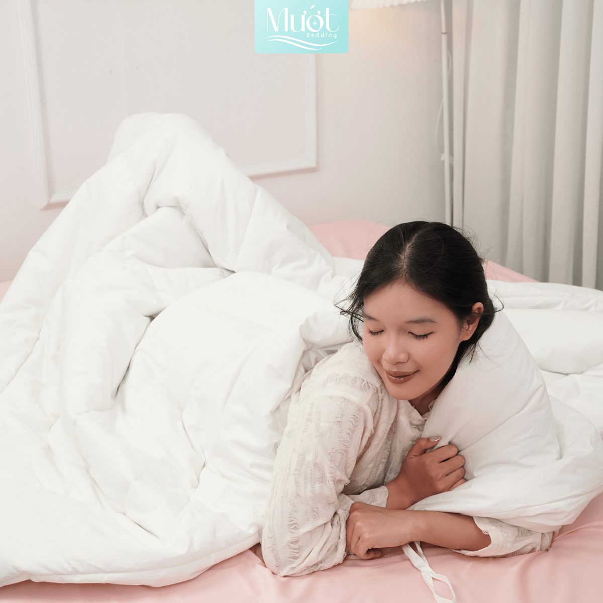 Ruột chăn bông Microfiber vỏ ngoài Cotton Mướt bedding ruột mền đầy đủ size 1m6,2m,2m4 x 2m2 chất liệu gòn tấm êm ái