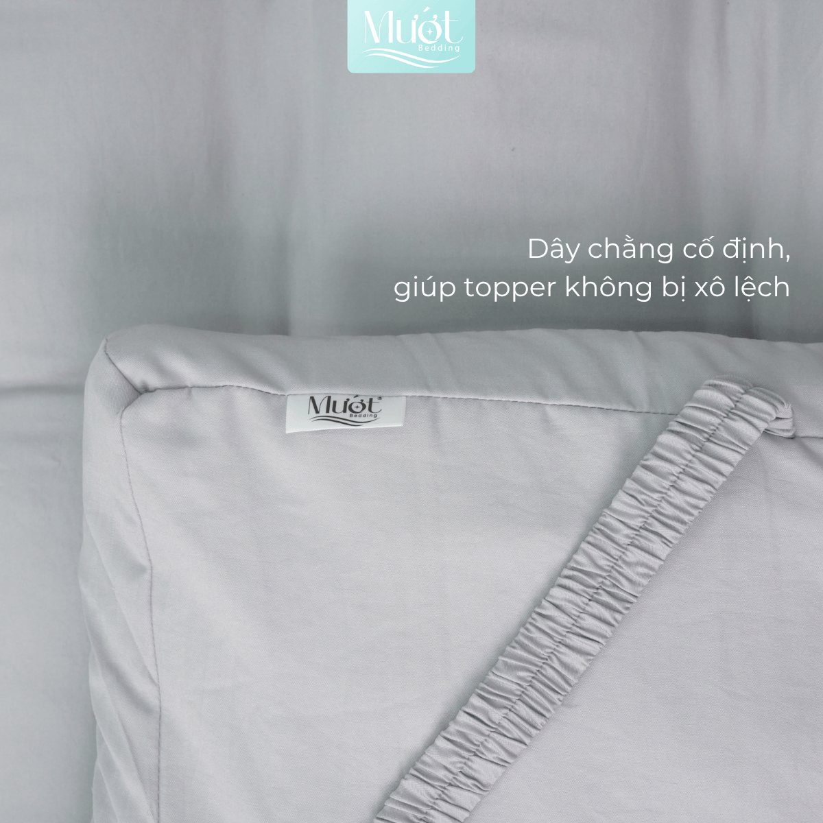 Topper Gòn Microfiber Mướt bedding đầy đủ Size dày dặn chất liệu Cao Cấp sử dụng văn phòng, gia đình