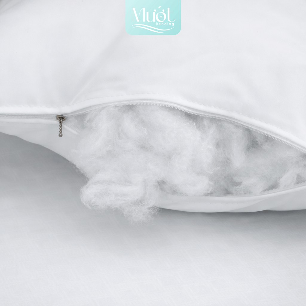 Ruột gối nằm gòn bông, ruột gối ôm Mướt bedding chất liệu gòn bông, gối nằm cao, đàn hồi tốt, nâng đỡ cổ vai gáy