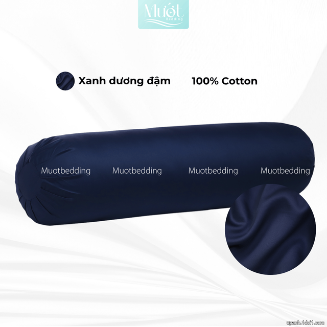 Vỏ gối ôm 100% Cotton Satin size 35x100 Mướt Bedding chất liệu áo gối ôm cao cấp, đa dạng màu
