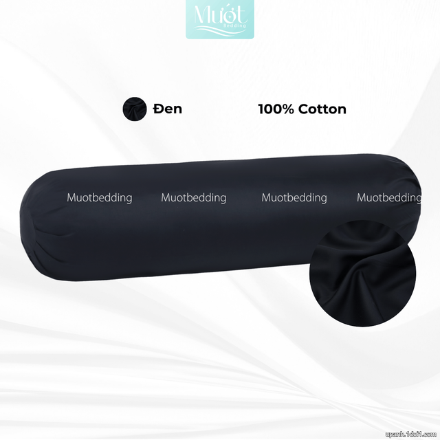 Vỏ gối ôm 100% Cotton Satin size 35x100 Mướt Bedding chất liệu áo gối ôm cao cấp, đa dạng màu