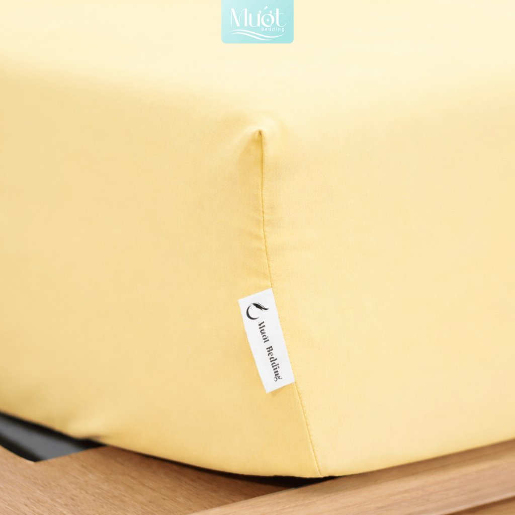 Ga giường kích thước 1m2x2m Cotton Satin Mướt bedding chất liệu 100% cotton cao cấp