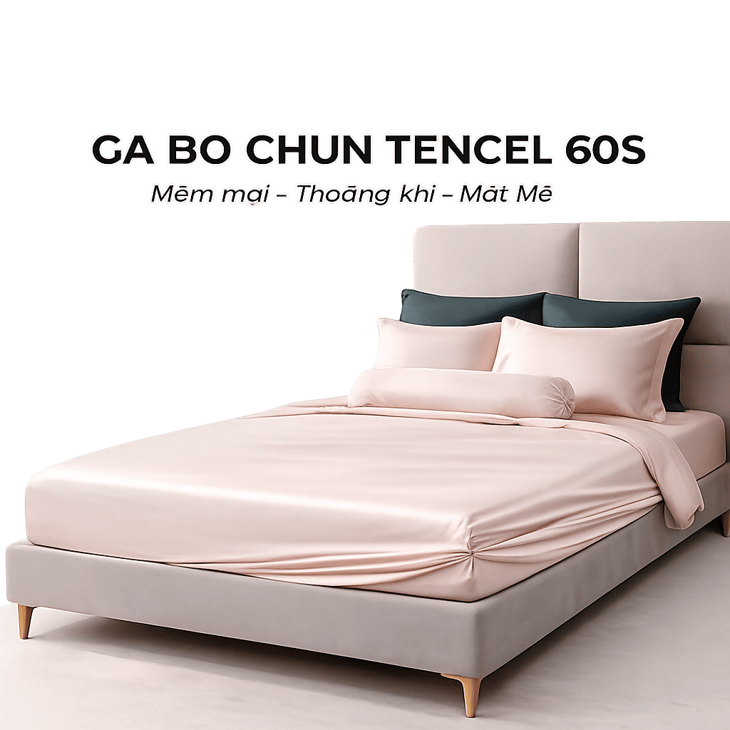Bộ chăn ga gối Lụa Tencel 60s