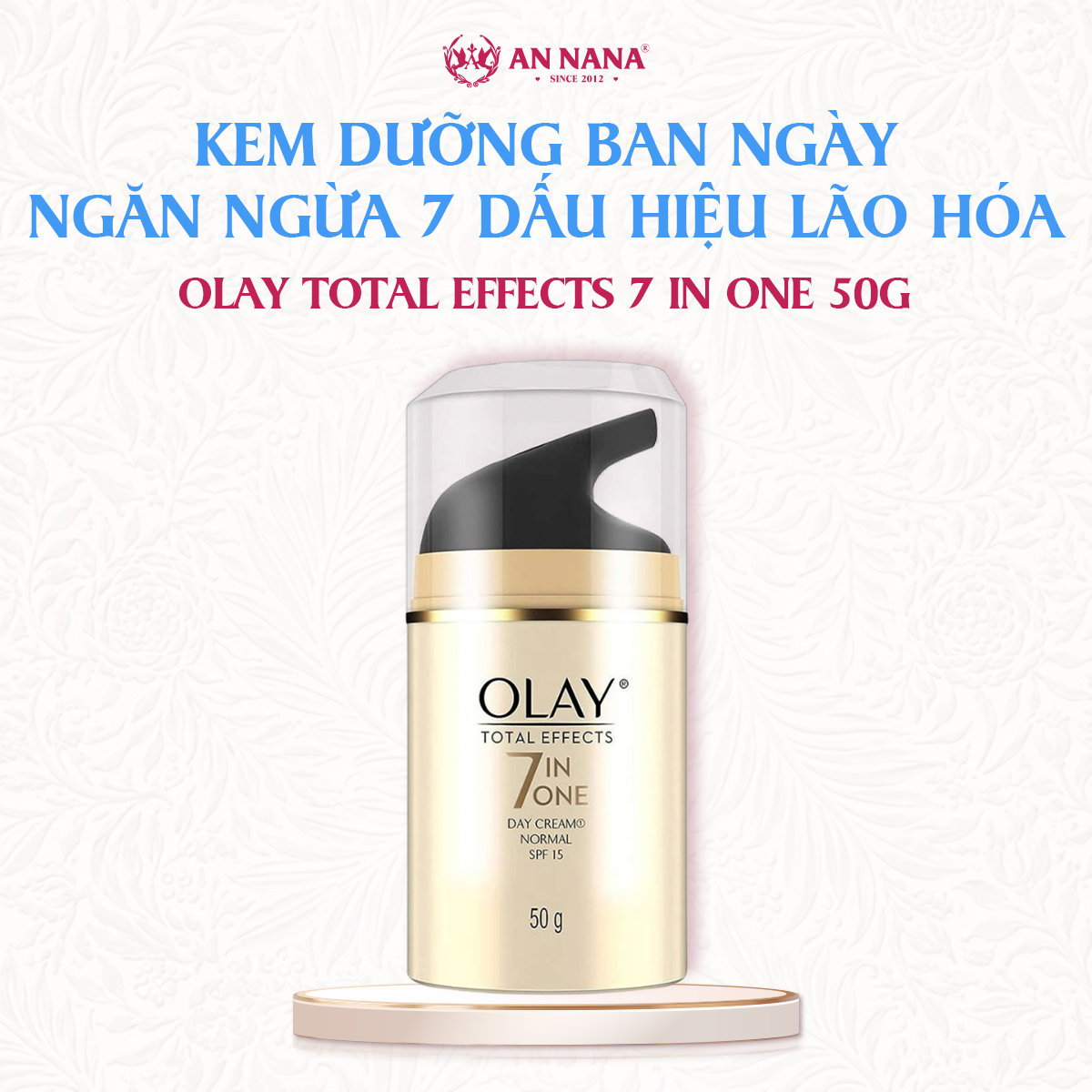 Kem Dưỡng Ban Ngày OLAY Total Effects 7 in One Ngăn Ngừa 7 Dấu Hiệu Lão Hóa 50g