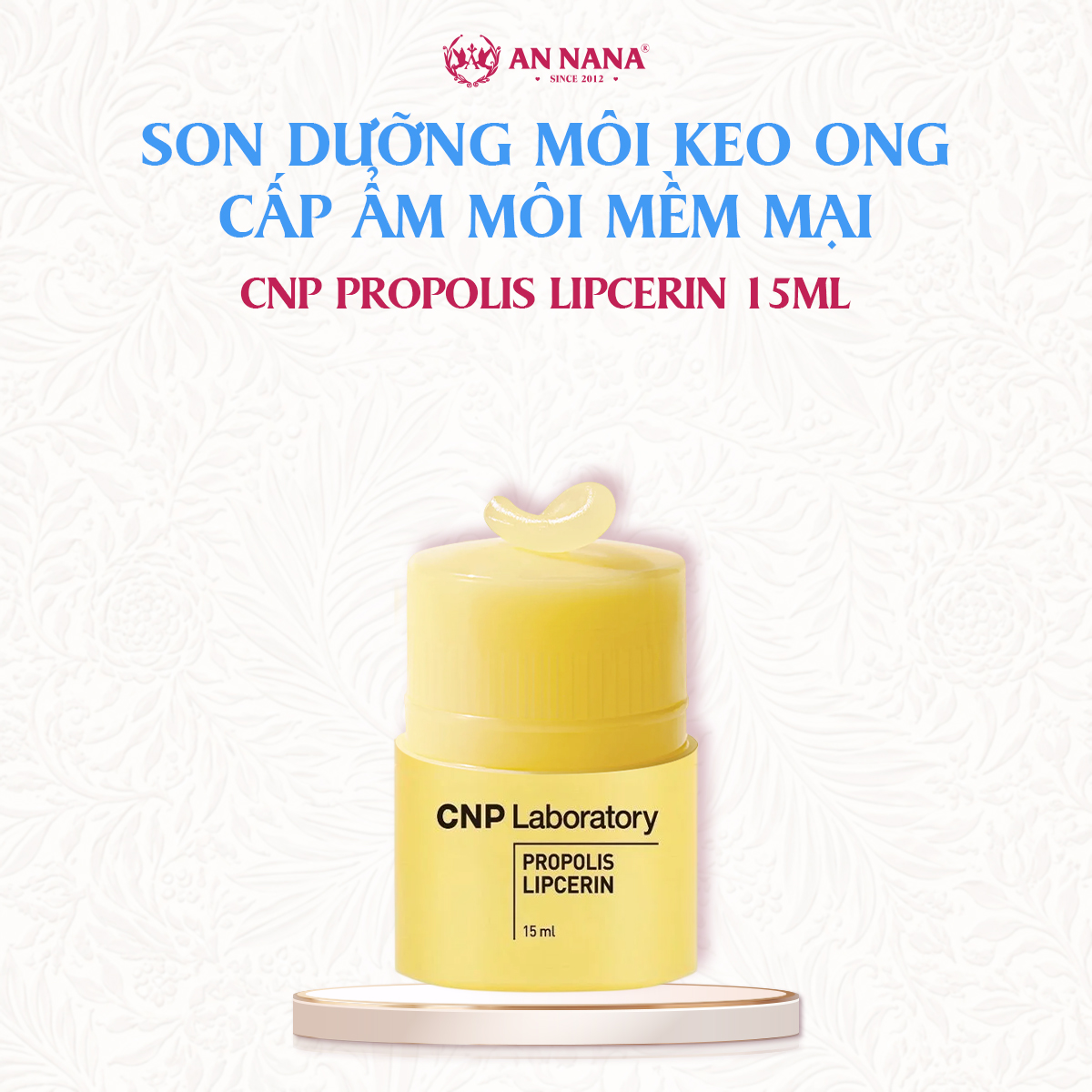 Son Dưỡng Keo Ong CNP Propolis Lipcerin Cấp Ẩm Môi mềm mại 15ml