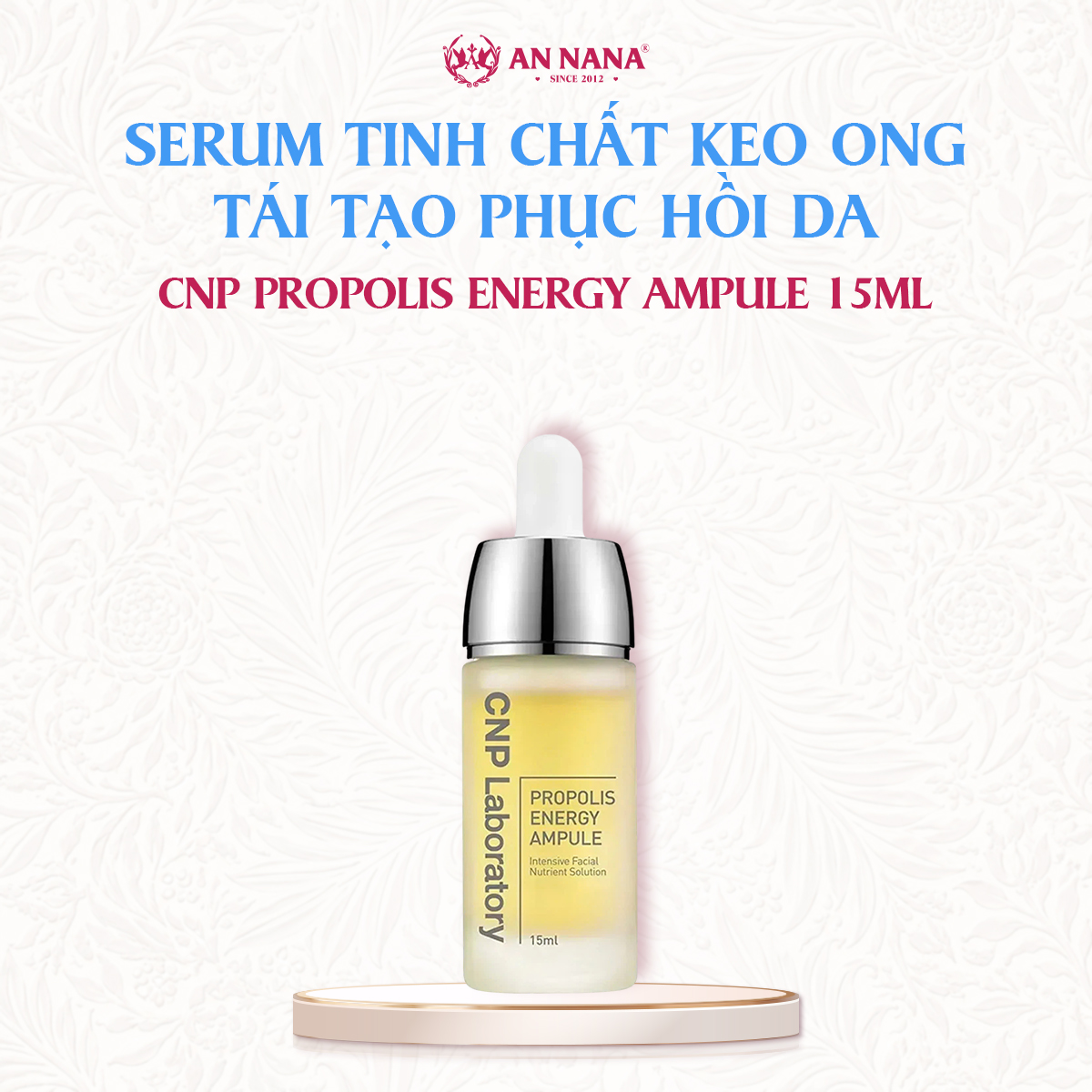 Serum Tinh Chất Keo Ong CNP Propolis Energy Ampule Tái Tạo Phục Hồi Da 15ml