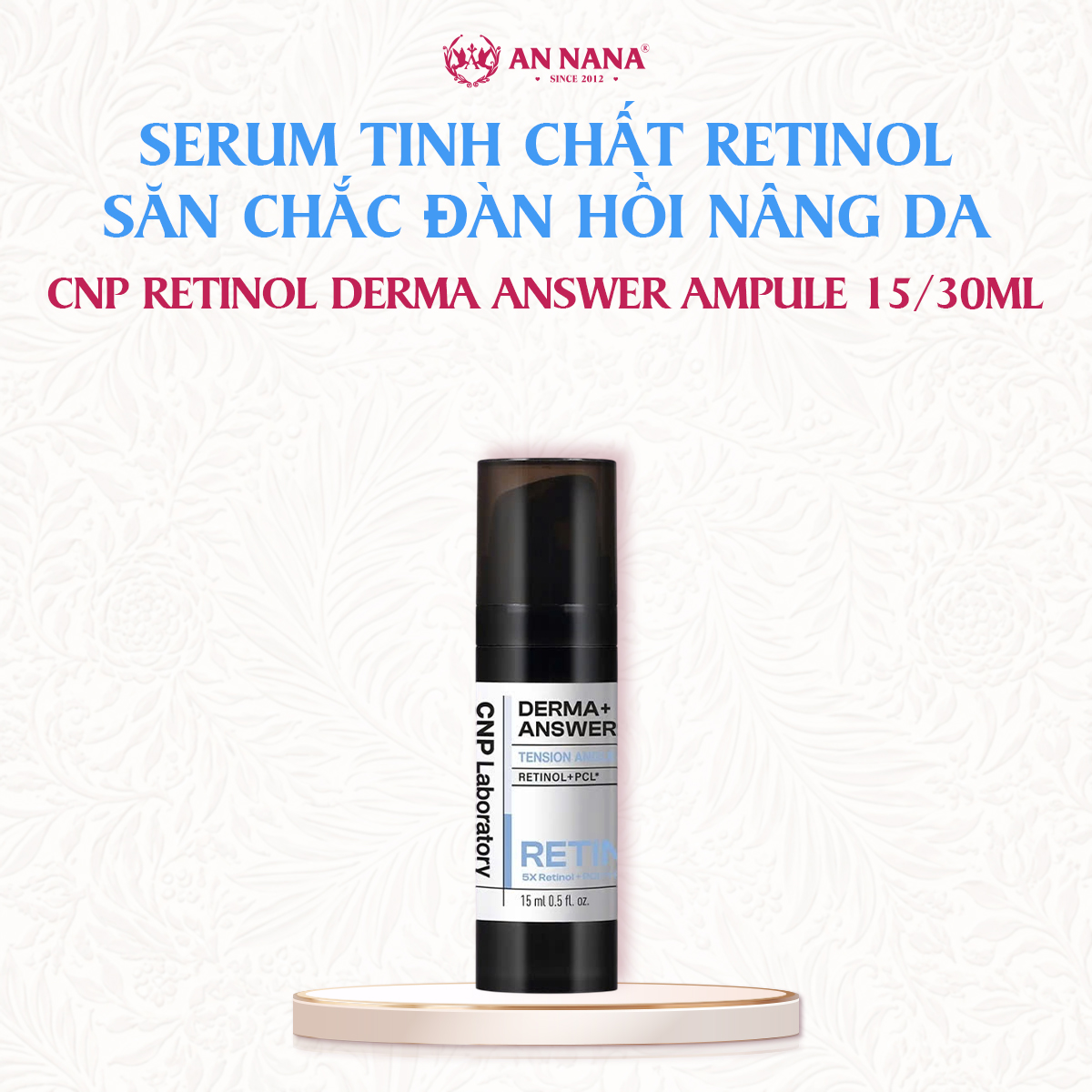 Tinh Chất Retinol CNP Derma Answer Ampule Săn Chắc Đàn Hồi Nâng Da 15ml/30ml