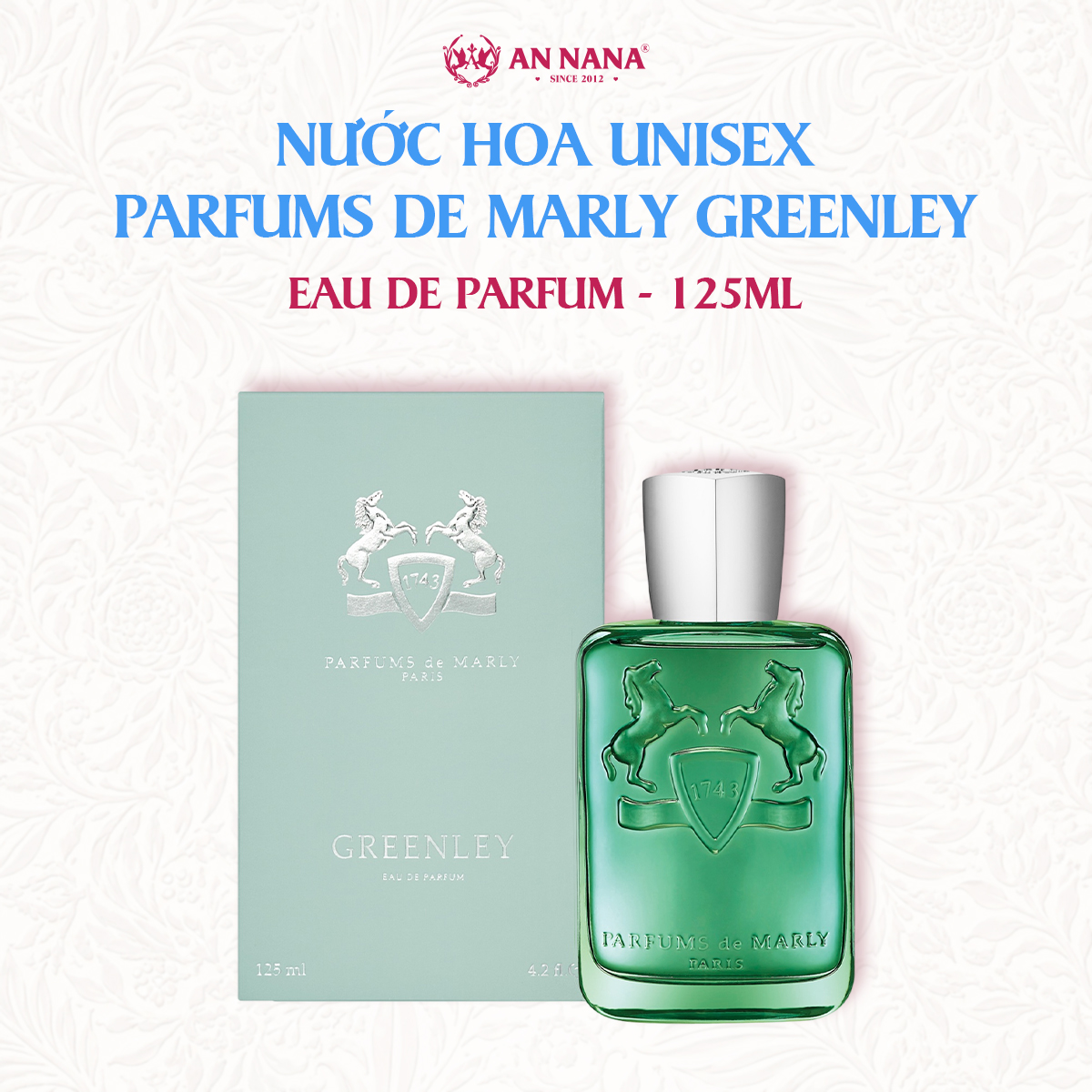 Nước Hoa Unisex Parfums De Marly Greenley EDP (Eau de Parfum) 125ml