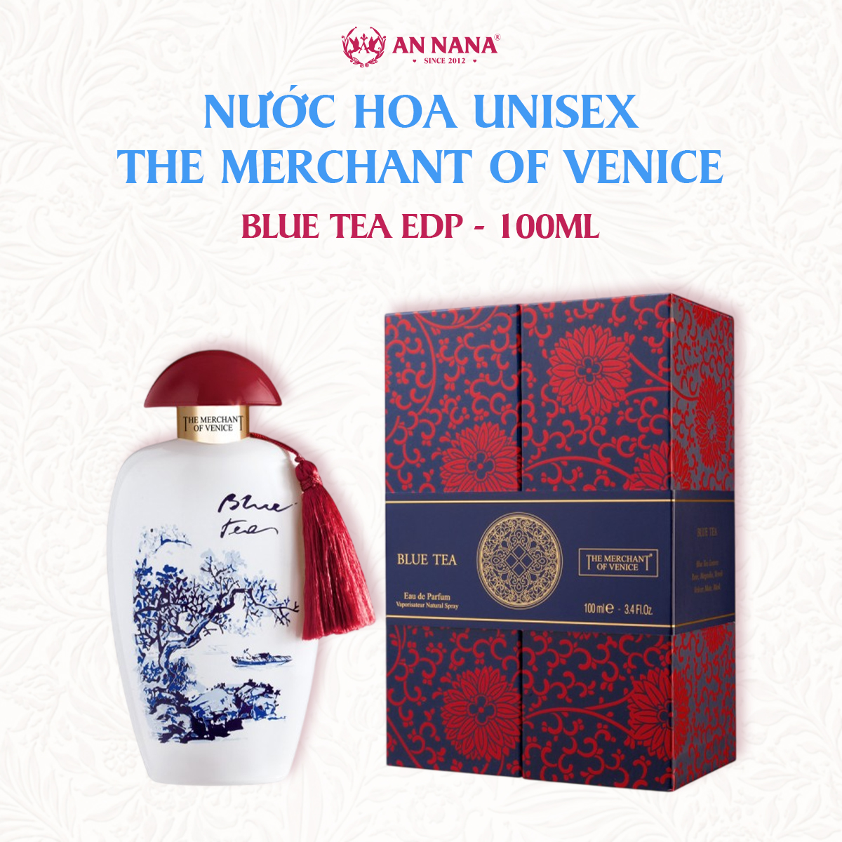 Nước Hoa Unisex The Merchant Of Venice Blue Tea EDP 100ml