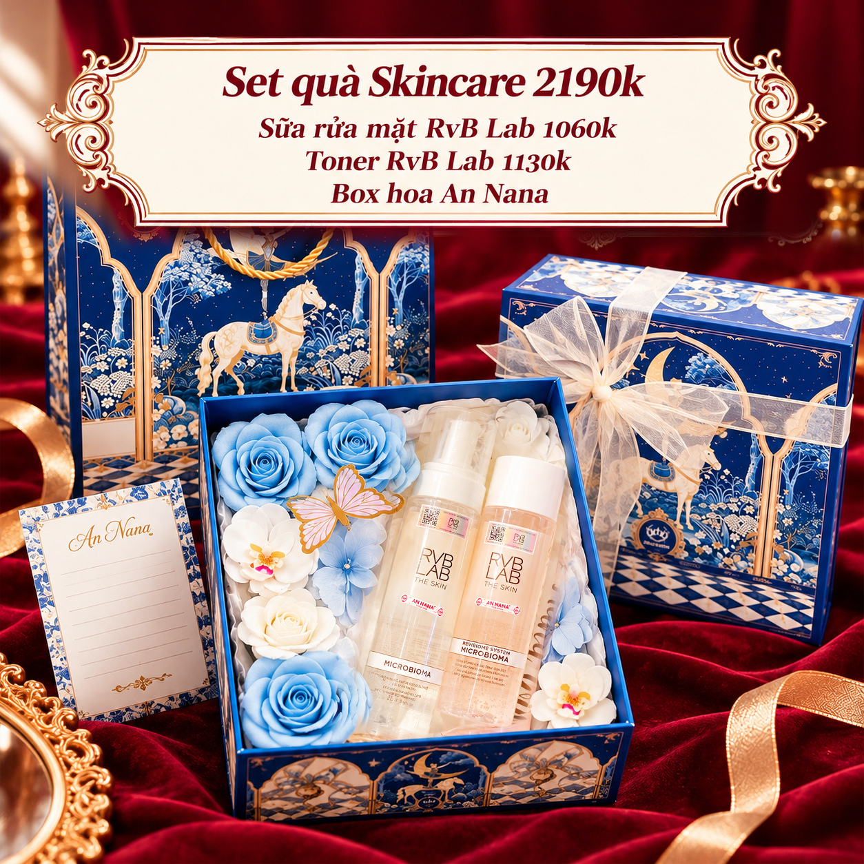 Tổng hợp Set Quà Skincare 20/10 thiết kế riêng - by An Nana