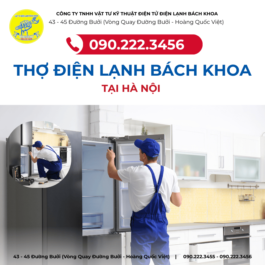 Số điện thoại Thợ Điện Lạnh Bách Khoa Tại KĐT Ciputra - 0902223456
