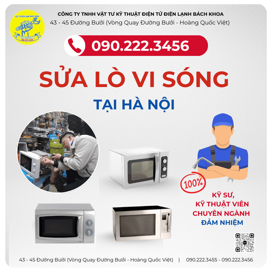 Địa chỉ sửa Lò Vi Sóng Tại đường Nguyễn Trãi - 0902223456