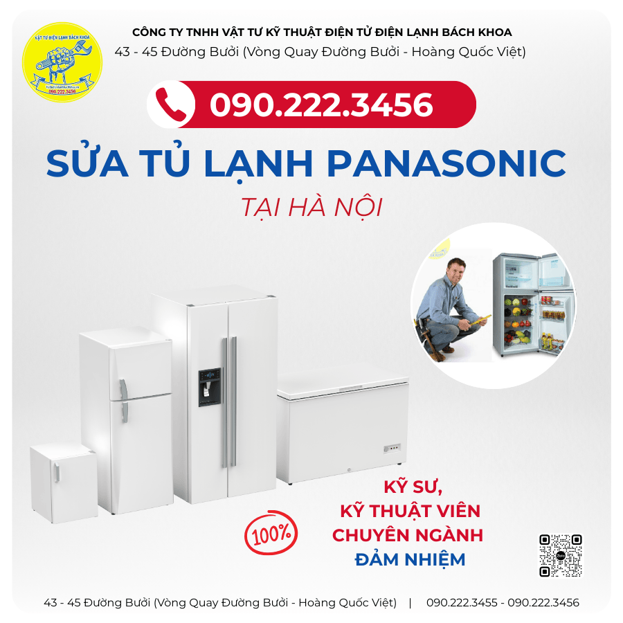 Địa chỉ sửa Tủ Lạnh Panasonic Tại phố Liễu Giai - 0902223456