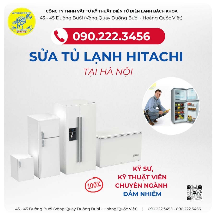 Số điện thoại sửa tủ lạnh Hitachi Tại Phường Giảng Võ - 0902223456