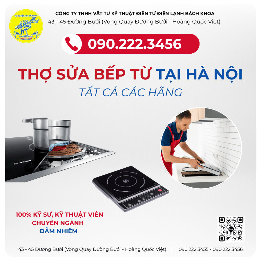 Tìm thợ sửa Bếp Từ Tại đường Nguyễn Văn Huyên - 0902223456